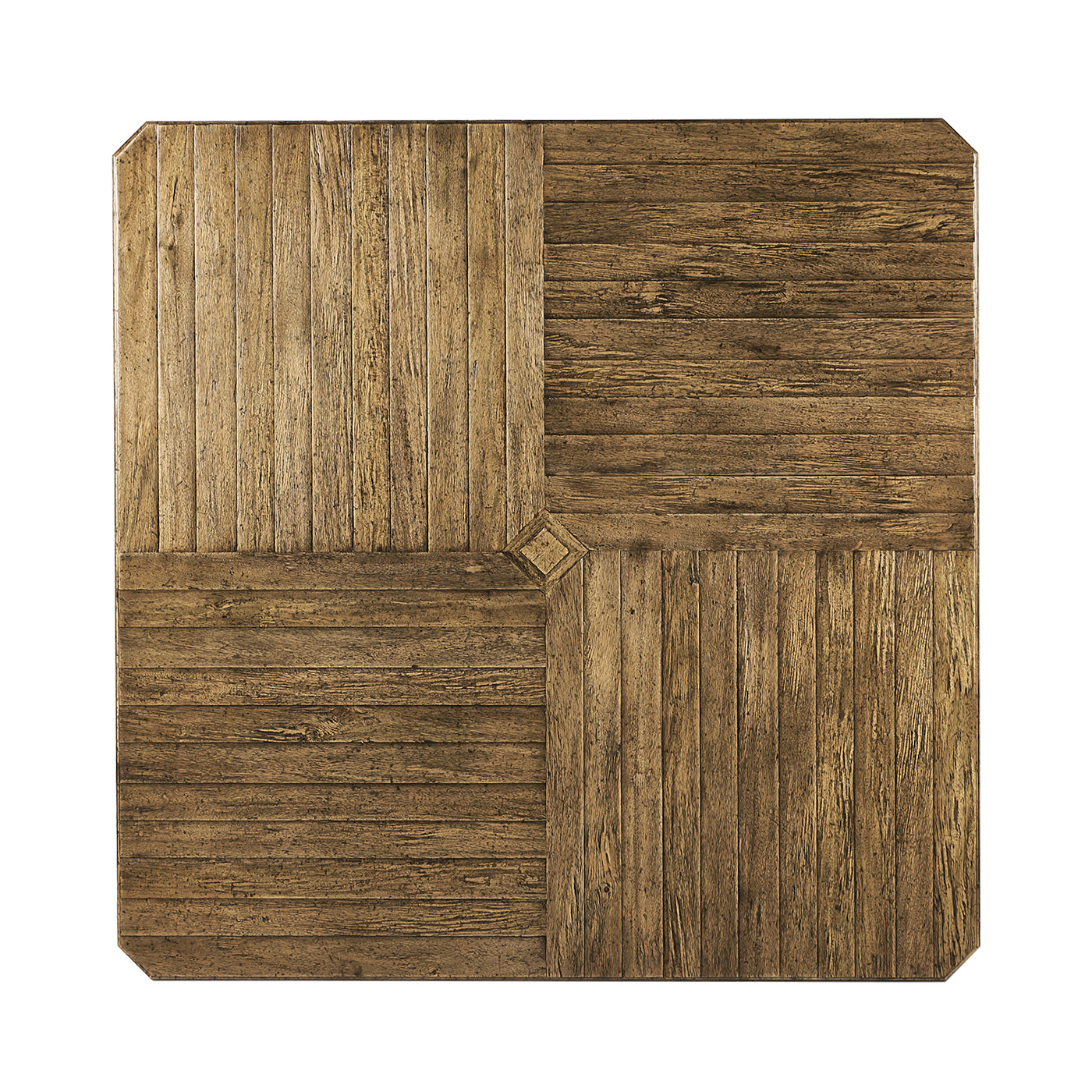 Medium Driftwood Large Square Parquet Coffee Table
