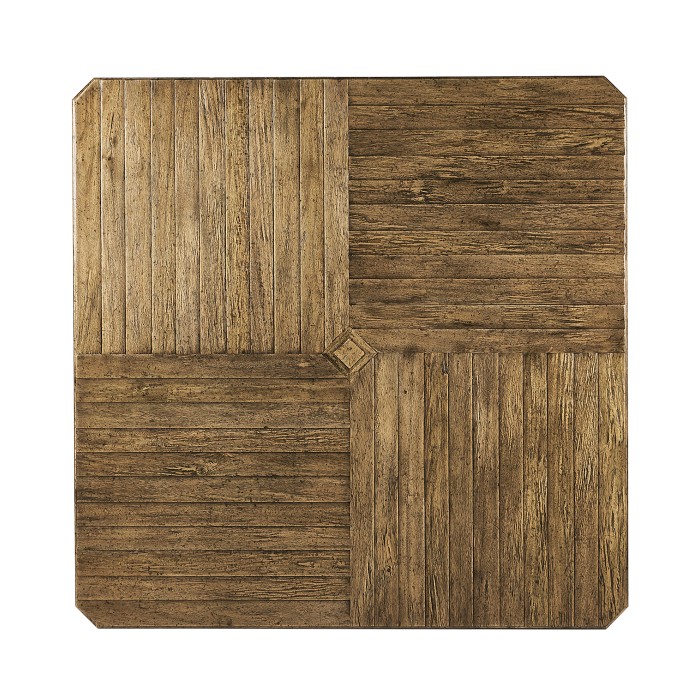 Medium Driftwood Large Square Parquet Coffee Table