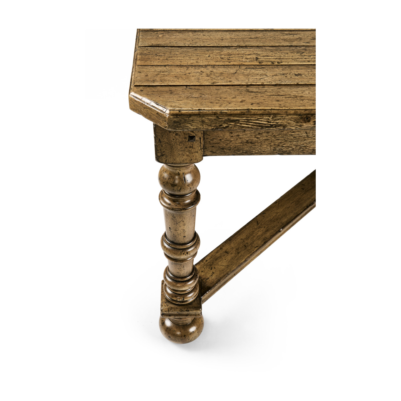 Medium Driftwood Large Square Parquet Coffee Table