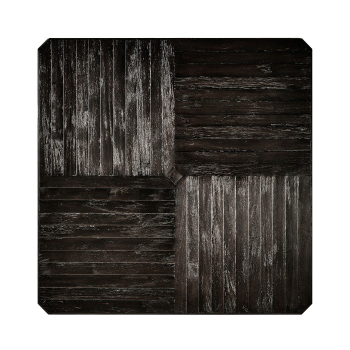 Dark Ale Large Square Parquet Coffee Table