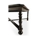 Dark Ale Large Square Parquet Coffee Table