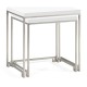 Silver Iron Nesting Table with Biancaneve Top
