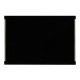 Silver Iron Tray Table in Smoky Black Top