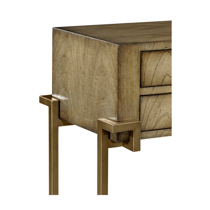 Chestnut Rectangular Console Table