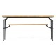 Rectangular Console Table with Iron Base