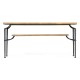 Rectangular Console Table with Iron Base