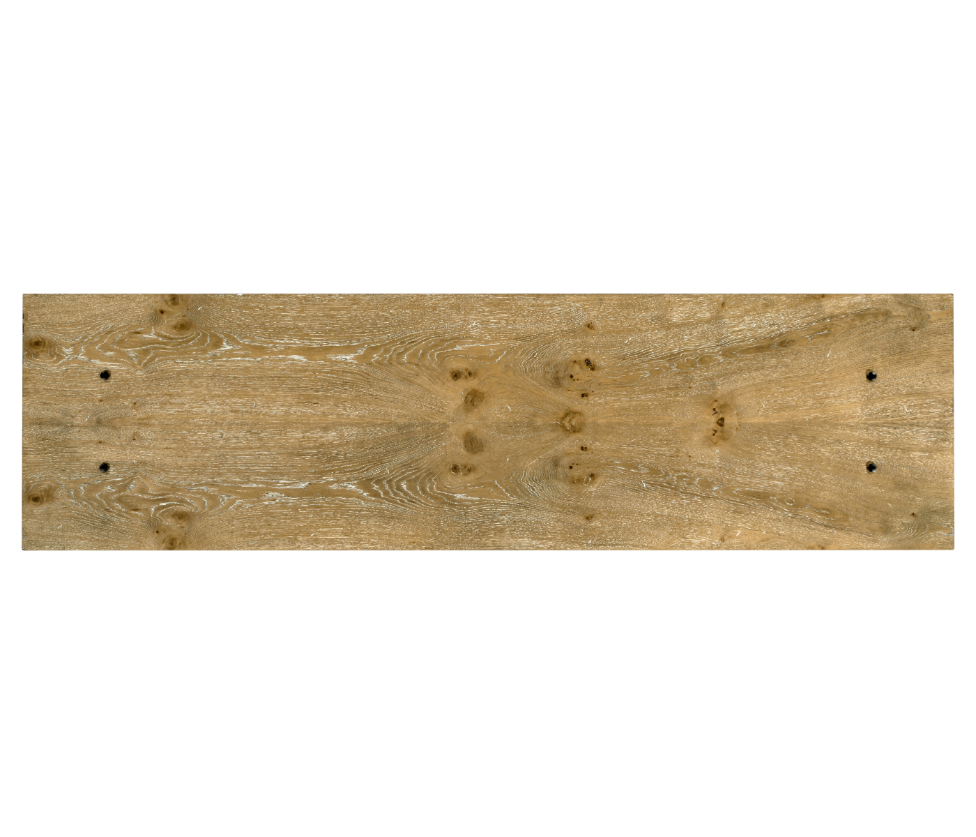 Rectangular Console Table with Iron Base