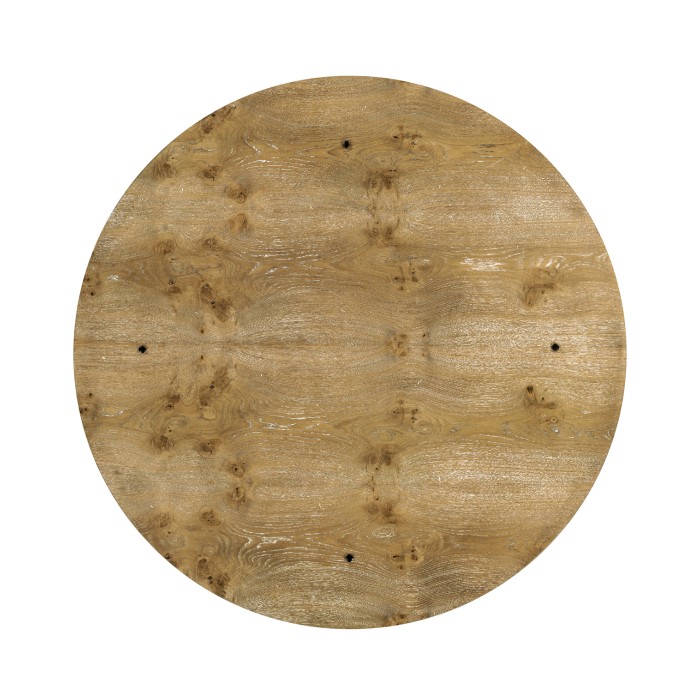 Round Centre Table with Iron Base