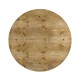 Round Centre Table with Iron Base