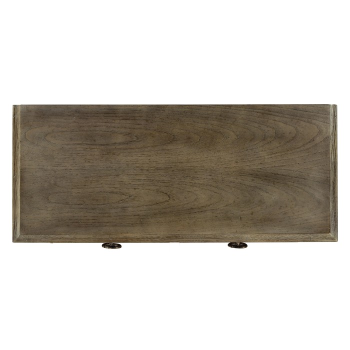 Dark Grey Chestnut Narrow Cabinet with Cupboard