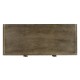Dark Grey Chestnut Narrow Cabinet with Cupboard