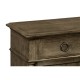 Dark Grey Chestnut Narrow Cabinet with Cupboard