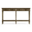 Large Dark Grey Chestnut Narrow Console