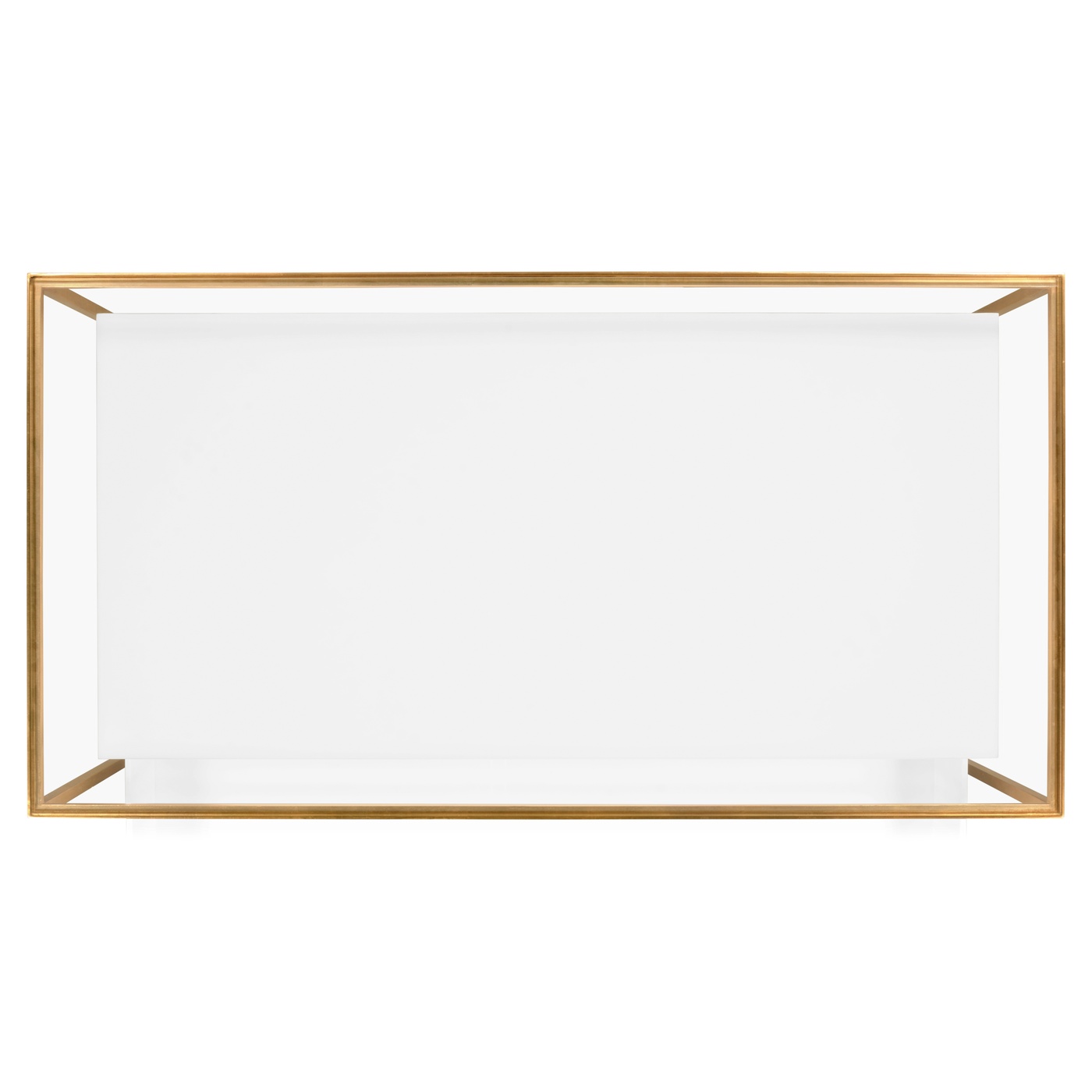 Gilded Iron Chest of Drawers in Biancaneve