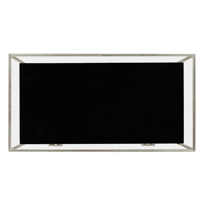 Silver Iron Chest of Drawers in Smoky Black