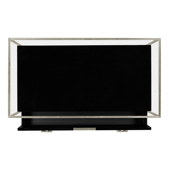 Silver Iron Chest of Drawers in Smoky Black