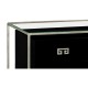 Silver Iron Chest of Drawers in Smoky Black