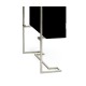 Silver Iron Chest of Drawers in Smoky Black
