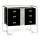 Silver Iron Chest of Drawers in Smoky Black