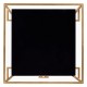 Gilded Iron Side Table in Smoky Black