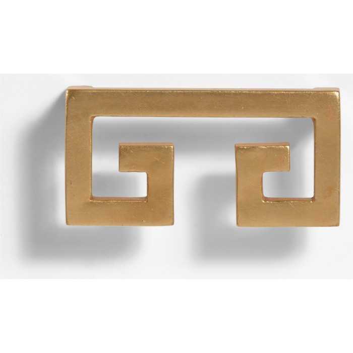 Gilded Iron Side Table in Biancaneve