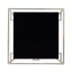 Silver Iron Side Table in Smoky Black