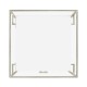 Silver Iron Side Table in Biancaneve