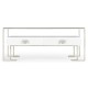 Silver Iron Coffee Table in Biancaneve