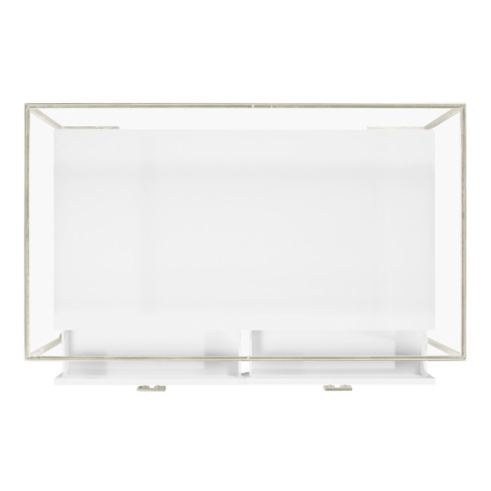 Silver Iron Coffee Table in Biancaneve