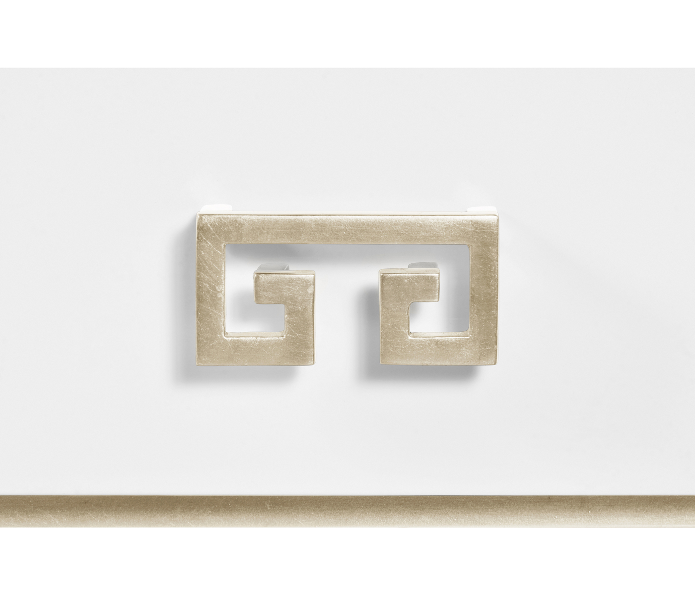 Silver Iron Coffee Table in Biancaneve