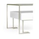 Silver Iron Coffee Table in Biancaneve