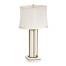 Gilded Iron Table Lamp in Biancaneve