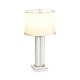 Silver Iron Table Lamp in Biancaneve