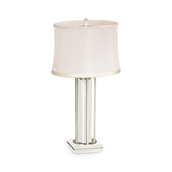 Silver Iron Table Lamp in Biancaneve