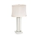 Silver Iron Table Lamp in Biancaneve