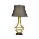 Gilded iron table lamp