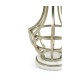 Silver iron table lamp
