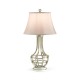 Silver iron table lamp