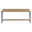 Rectangular Console Table with Iron Base and Slate Top