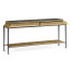 Rectangular Console Table with Iron Base and Slate Top