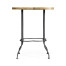 Quatrefoil Limed Chestnut Lamp Table