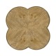 Quatrefoil Limed Chestnut Lamp Table