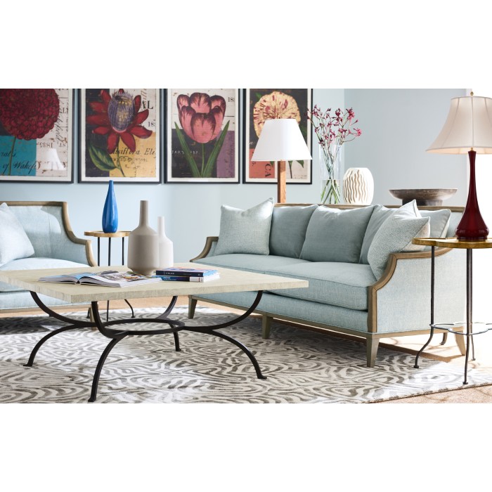 Quatrefoil Limed Chestnut Lamp Table