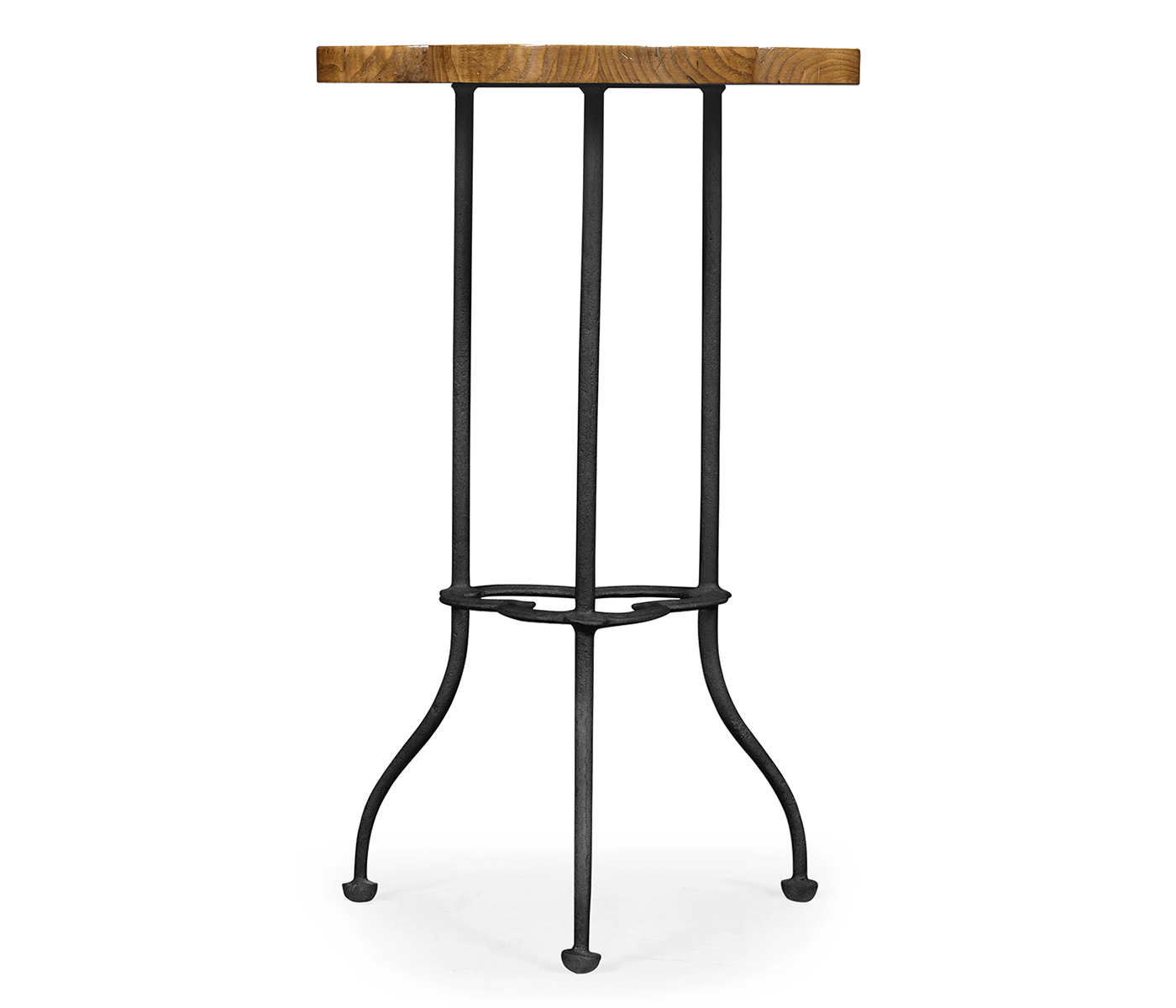 Trefoil Light Brown Chestnut Side Table