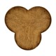 Trefoil Light Brown Chestnut Side Table