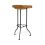 Trefoil Light Brown Chestnut Side Table