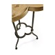 Trefoil Limed Chestnut Side Table