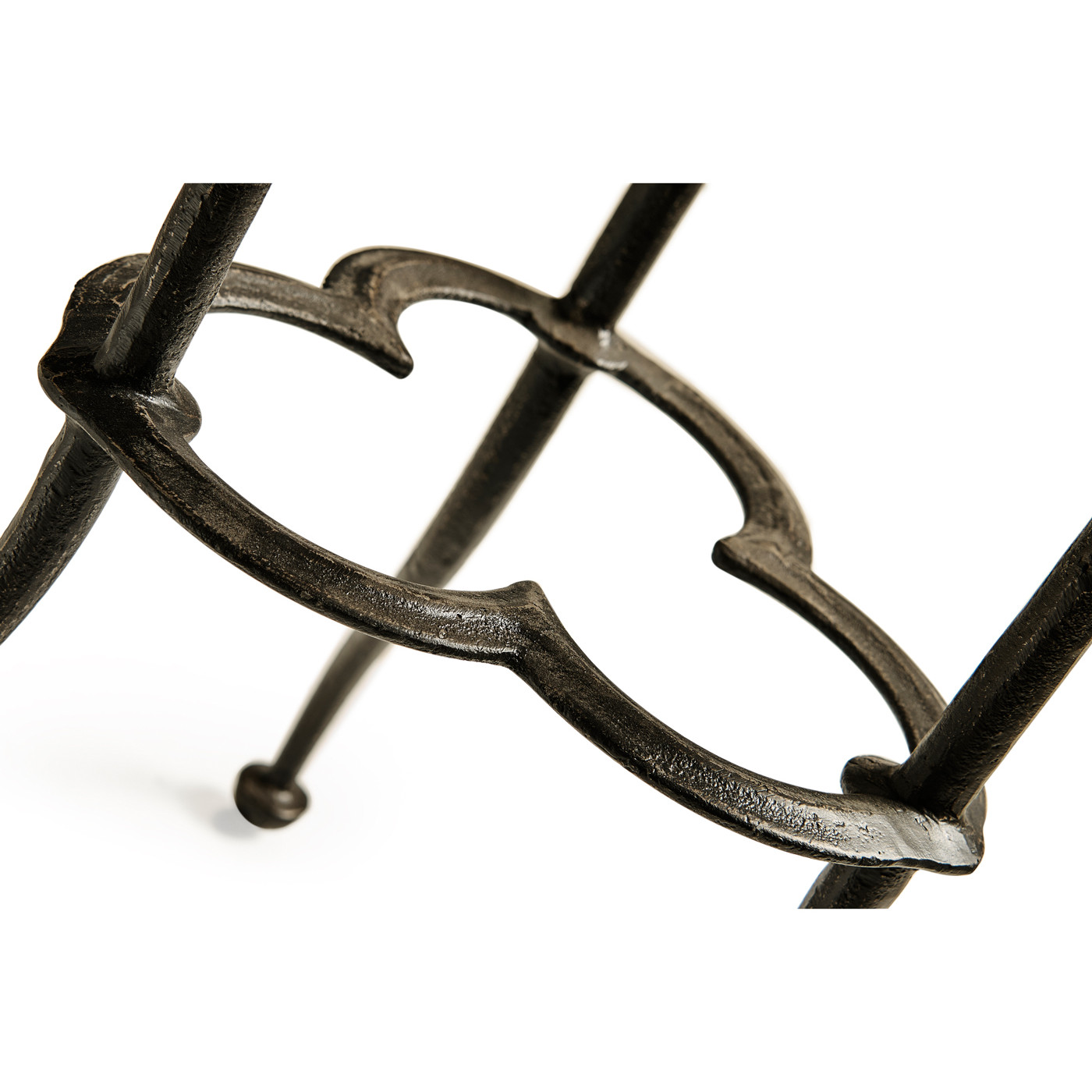 Trefoil Limed Chestnut Side Table