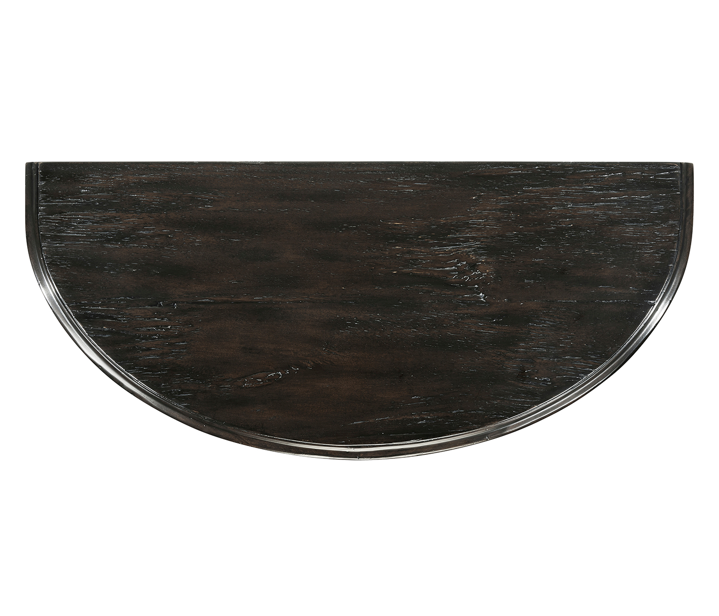 Dark Ale Demilune Console Table