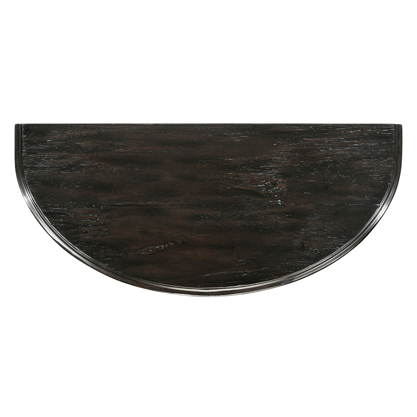 Dark Ale Demilune Console Table